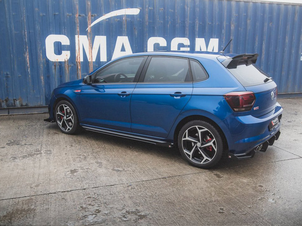 Street Pro Side Skirts Diffusers + Flaps Vw Polo Gti Mk6