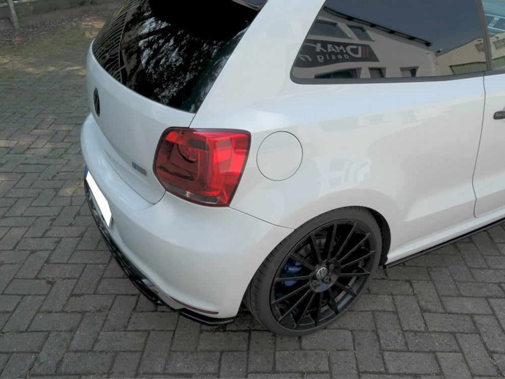 Rear Side Splitters Volkswagen Polo Wrc Mk5 - Textured