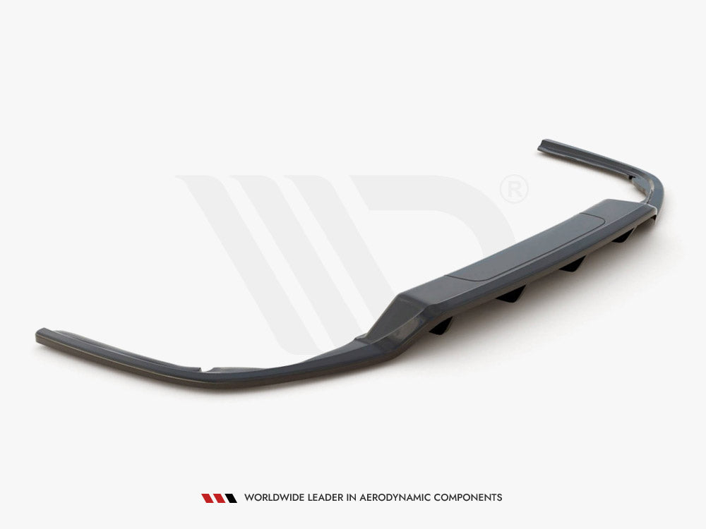 Rear Splitter (Vertical Bars) Vw Passat B8 - Textured