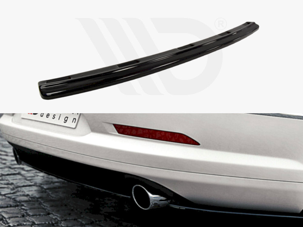 Central Rear Splitter Vw Passat Cc R36 Rline (Preface) (Without Vertical Bars)