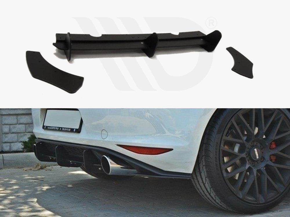 Vw Golf Mk7 Gti Rear Diffuser &Amp; Rear Side Splitters