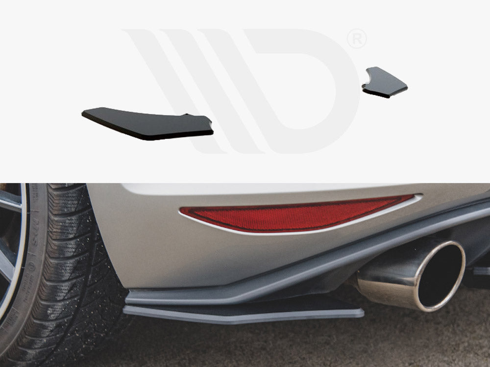 Street Pro Rear Side Splitters V.2 Vw Golf Mk7 Gti