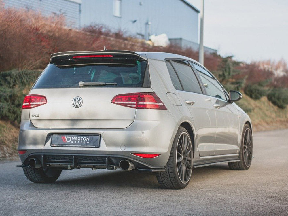 Rear Side Splitters V2 Vw Golf 7 Gti (2013-2016) - Textured