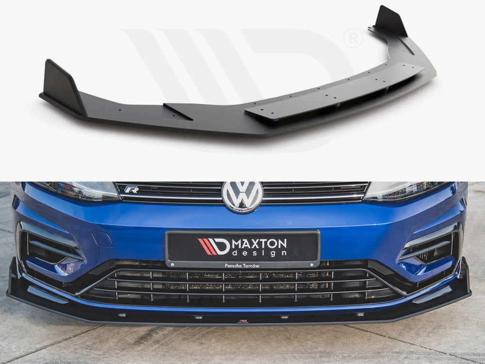 Street Pro Front Splitter V.2 Volkswagen Golf R / R-Line Mk7 Facelift