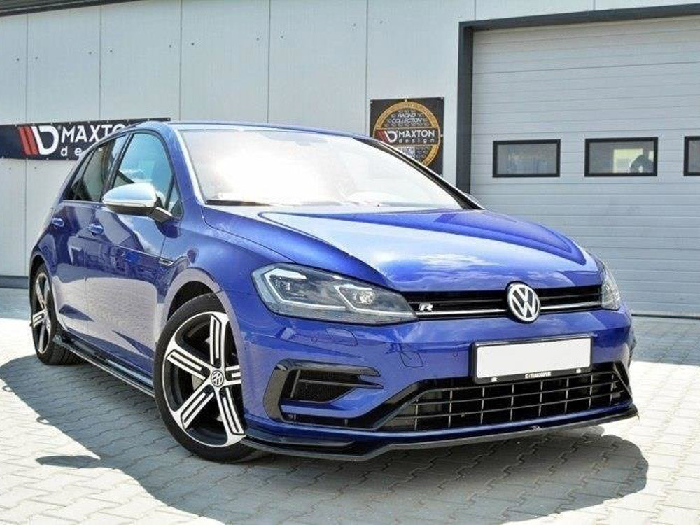 Front Splitter V.3 Vw Golf 7 R / R-Line Facelift - Textured
