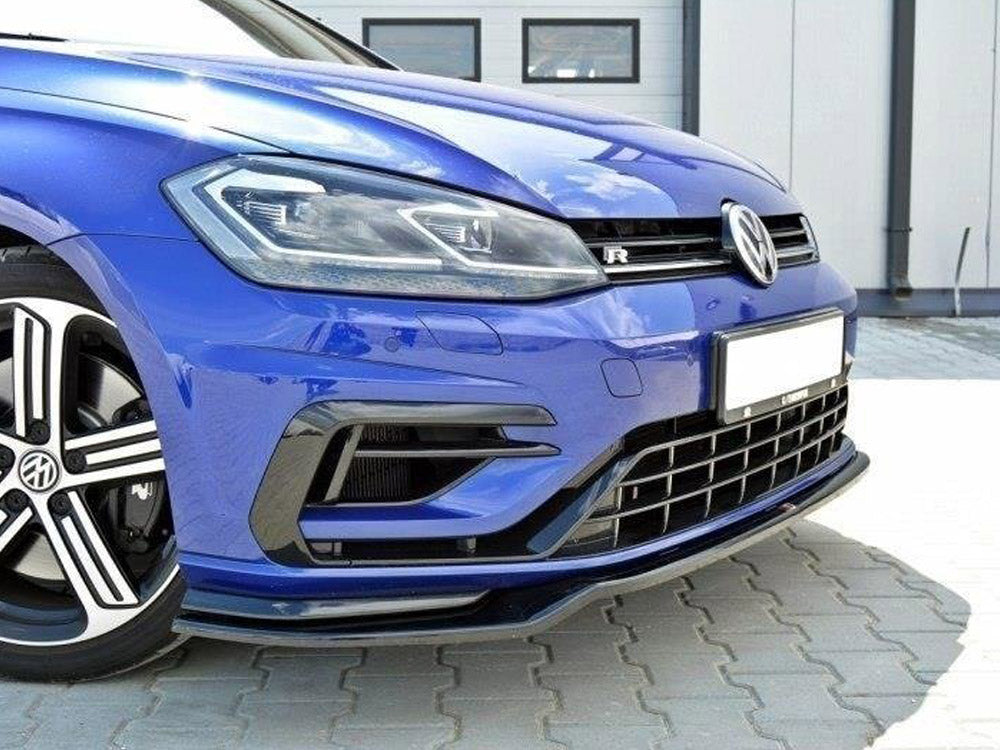 Front Splitter V.3 Vw Golf 7 R / R-Line Facelift - Textured