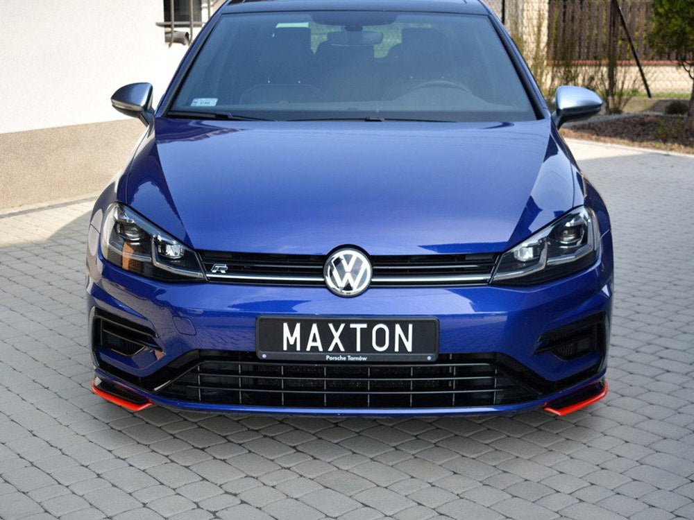 Front Side Splitters Volkswagen Golf R / R-Line Mk7 Facelift