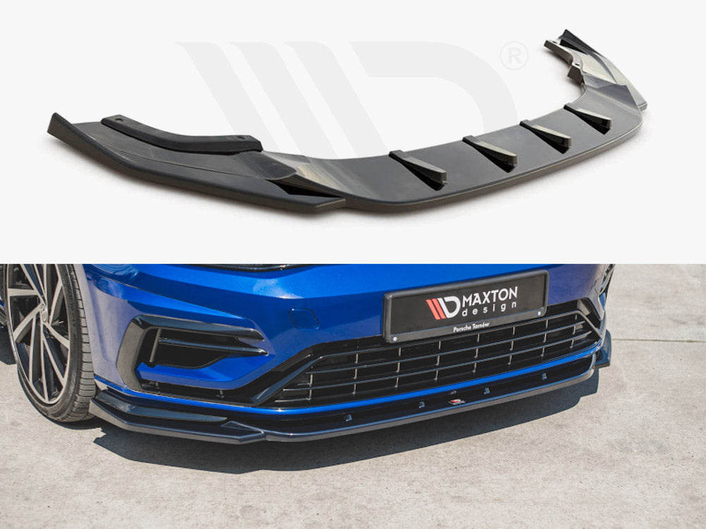 Front Splitter V.9 Volkswagen Golf R / R-Line Mk7 Facelift