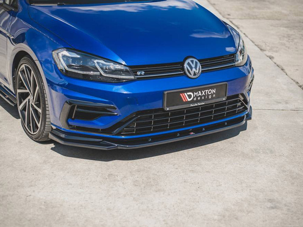 Front Splitter V.9 Volkswagen Golf R / R-Line Mk7 Facelift