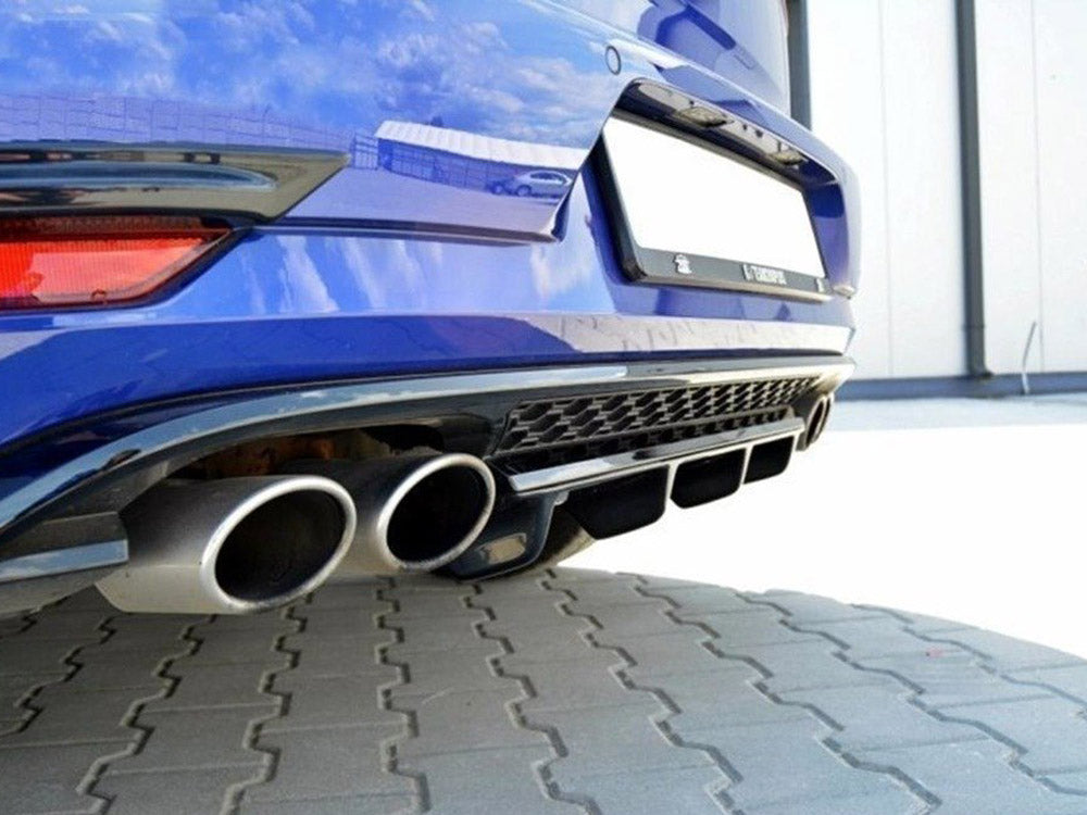 Rear Splitter Volkswagen Golf R / R-Line Hatchback Mk7 Facelift