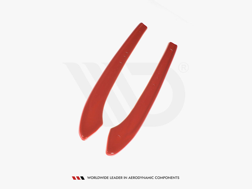 Rear Side Splitters V.2 Vw Golf 7 R Variant Facelift - Textured