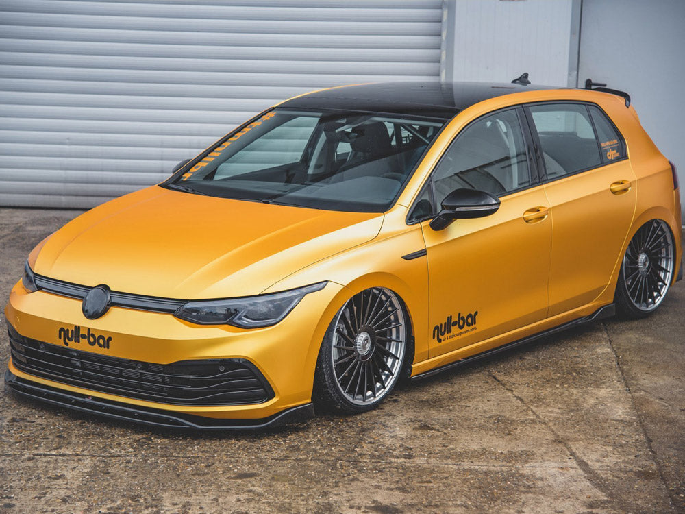 Front Splitter V.2 Vw Golf Mk8 - Textured