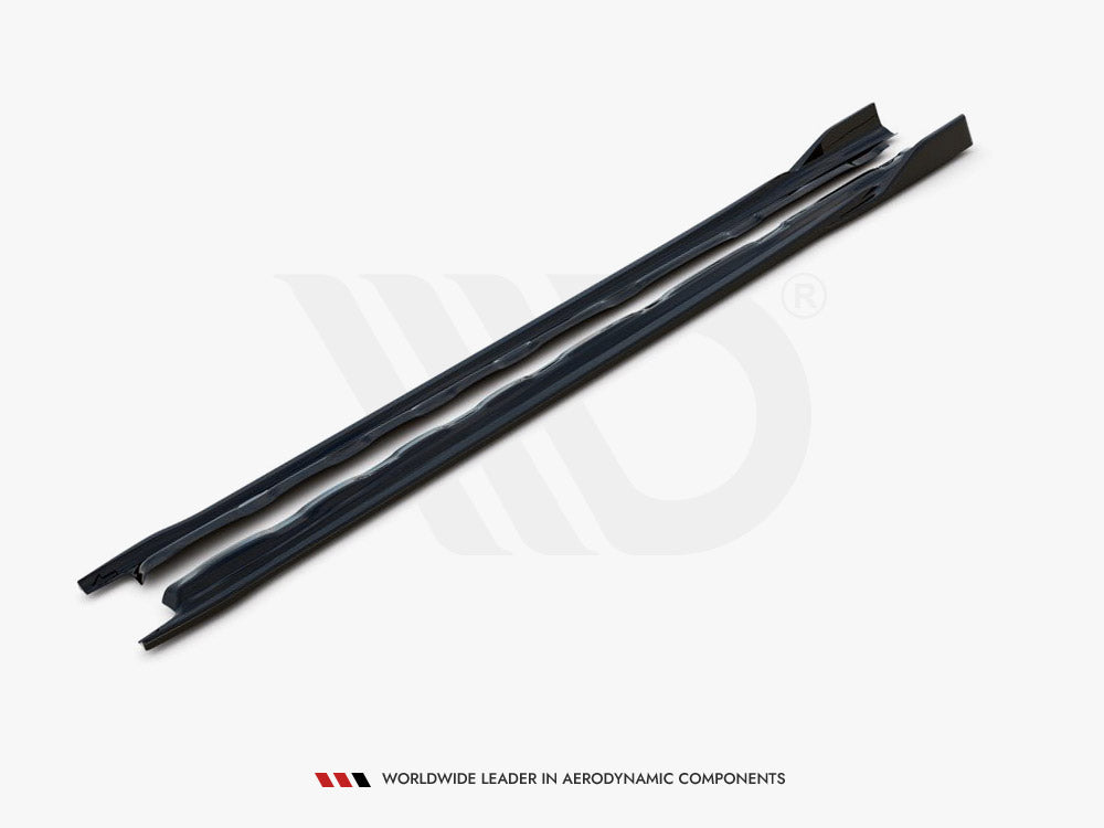 Side Skirts Diffusers V.2 Vw Golf Mk8 (2020-) - Textured