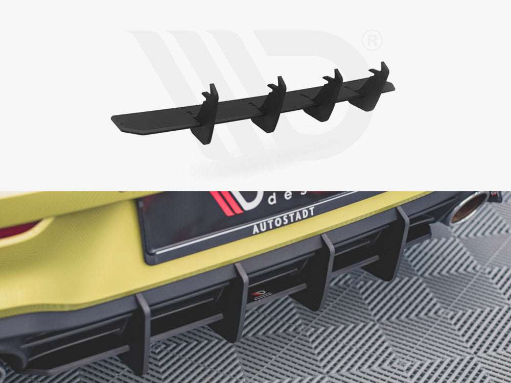 Street Pro Rear Diffuser V.2 Vw Golf 8 Gti Clubsport