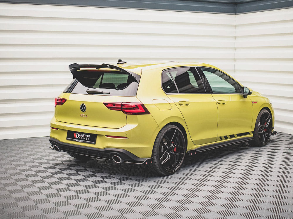 Rear Side Splitters V.1 + Flaps Vw Golf 8 Gti Clubsport