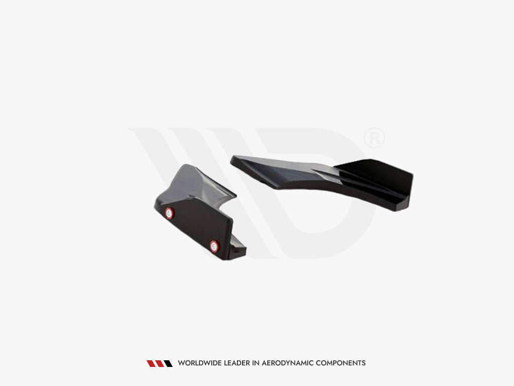 Rear Side Splitters V.1 + Flaps Vw Golf 8 Gti Clubsport