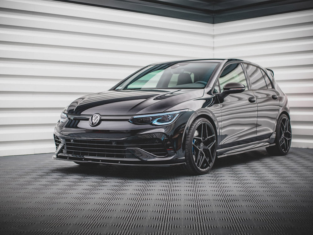 Front Splitter V.1 Vw Golf R Mk8 - Textured