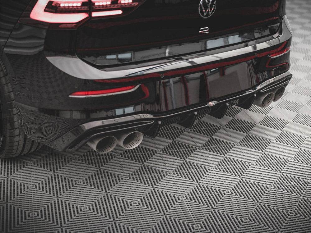 Rear Valance V.2 Volkswagen Golf R Mk8 - Textured