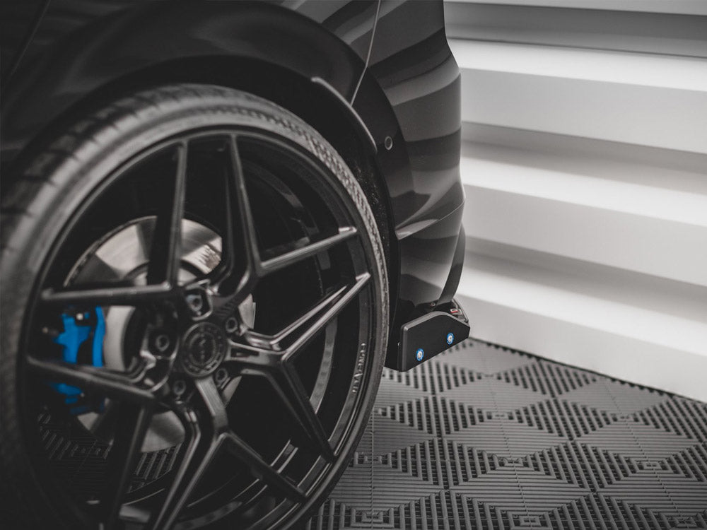 Rear Side Splitters V.2 + Flaps Vw Golf R Mk8