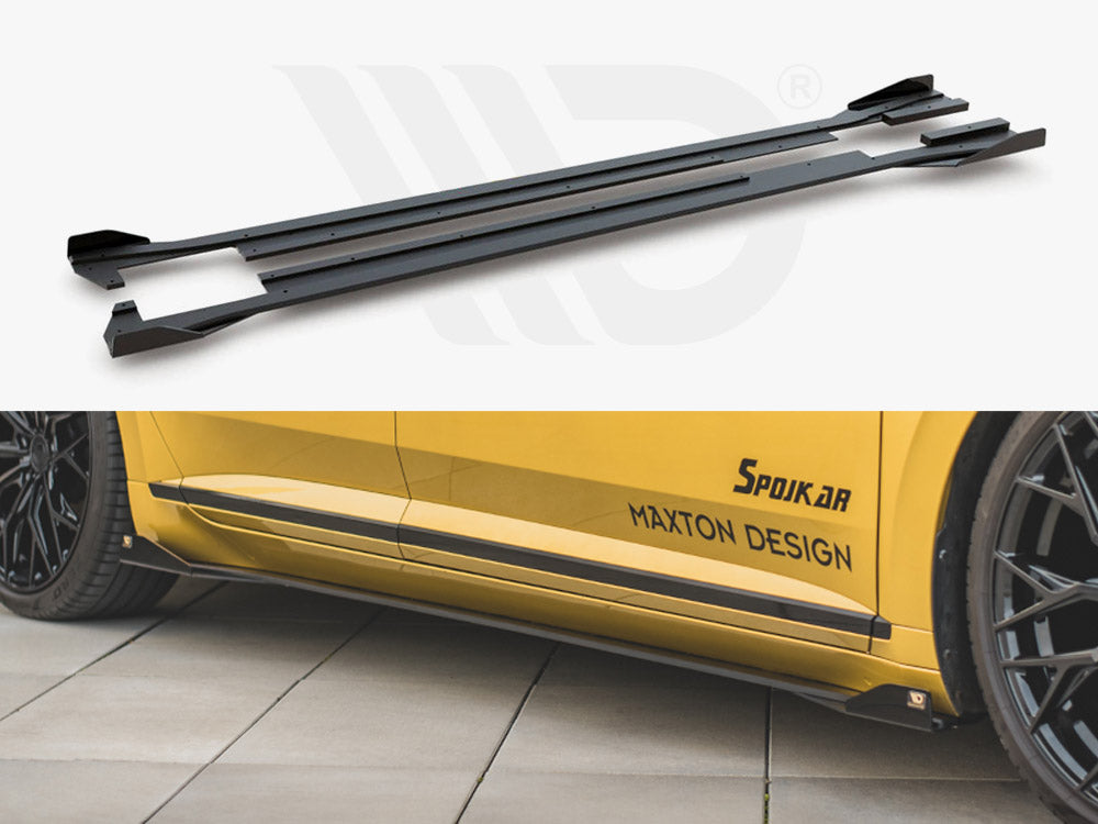 Street Pro Side Skirts Diffusers + Flaps Vw Arteon R-Line