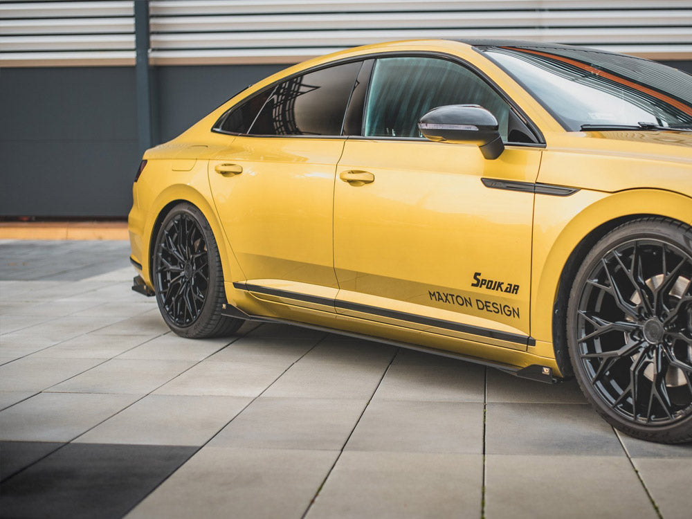 Street Pro Side Skirts Diffusers + Flaps Vw Arteon R-Line