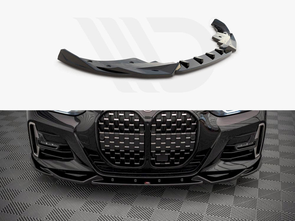 Front Splitter V.2 Bmw 4 M-Pack / M440I G22 / G23 - Textured
