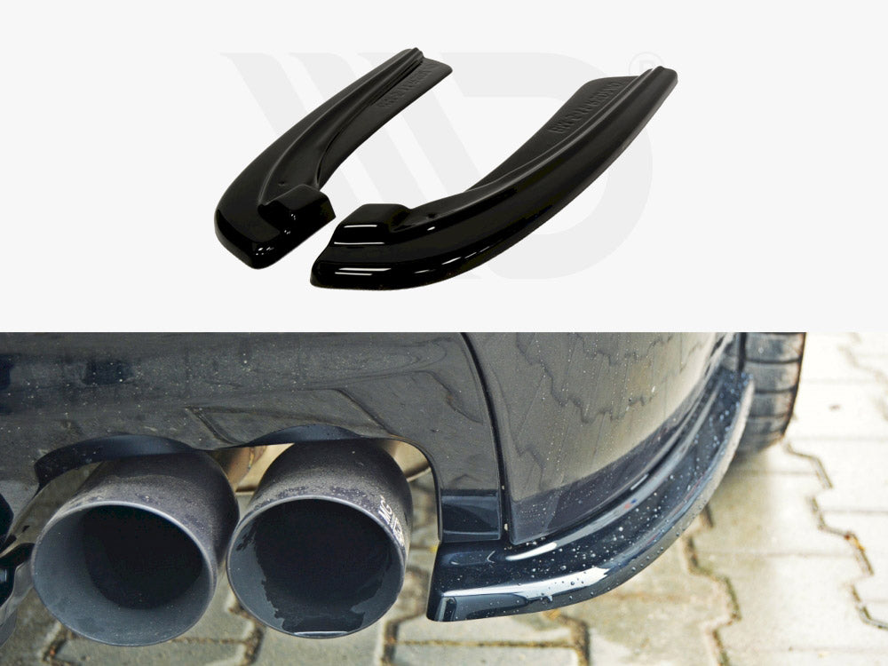 Rear Side Splitters Bmw 5 F11 M-Pack (Fits Two Double Exhaust Ends)