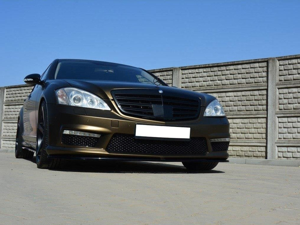 Front Splitter Mercedes S-class W221 AMG