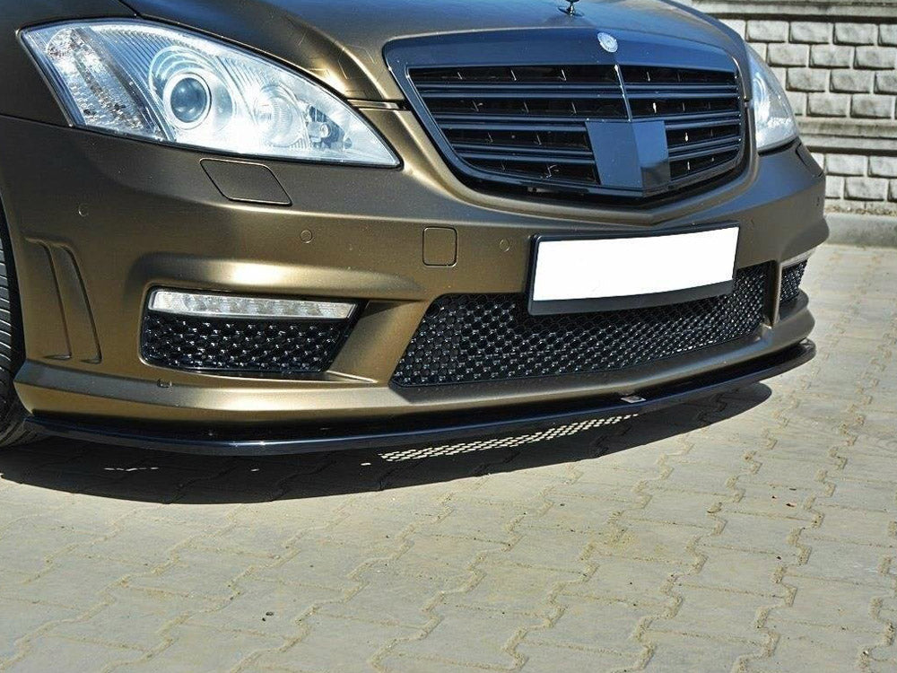 Front Splitter Mercedes S-class W221 AMG