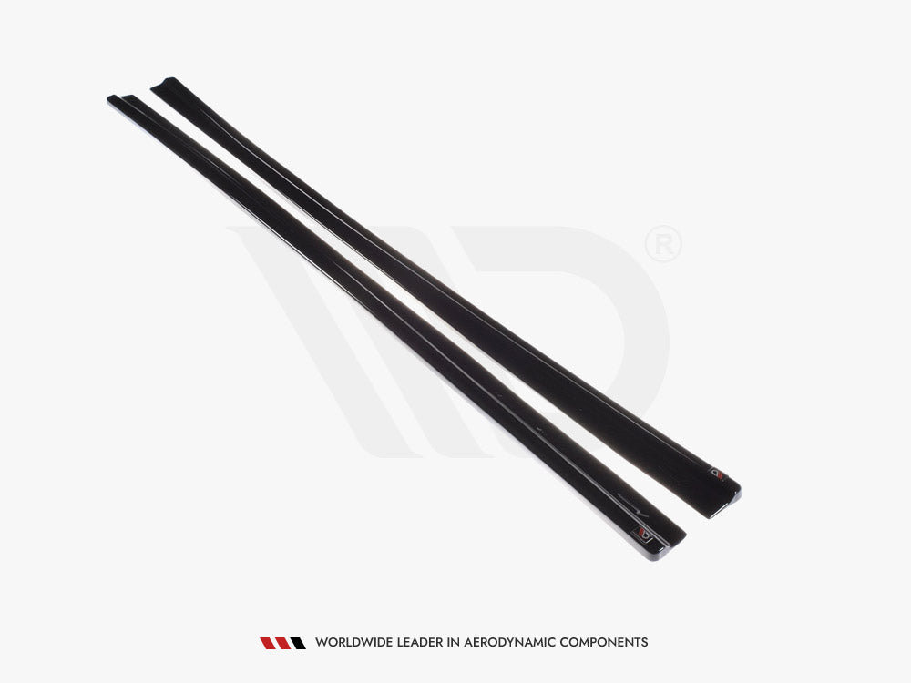 Side Skirts Diffusers V.1 Mercedes-Benz S-Class AMG-Line W222 - Textured