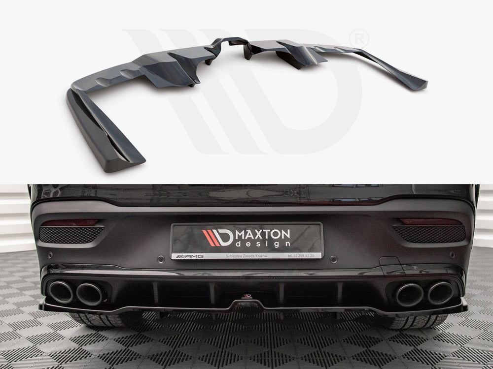Rear Splitter (Vertical Bars) Mercedes-AMG GLE 53 Coupe C167 / C167 Facelift