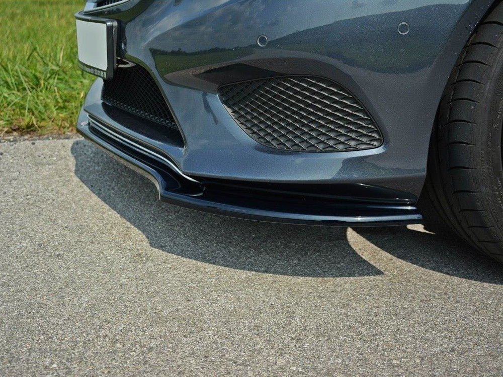 Front Splitter V.1 Mercedes - Benz E Coupe / Cabrio C207 Facelift / A207 Facelit