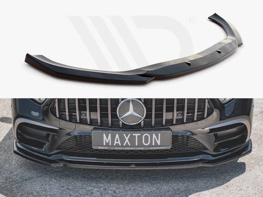 Front Splitter V.1 Mercedes-benz CLS AMG Line / 53AMG C257 (2018-2021) - Textured