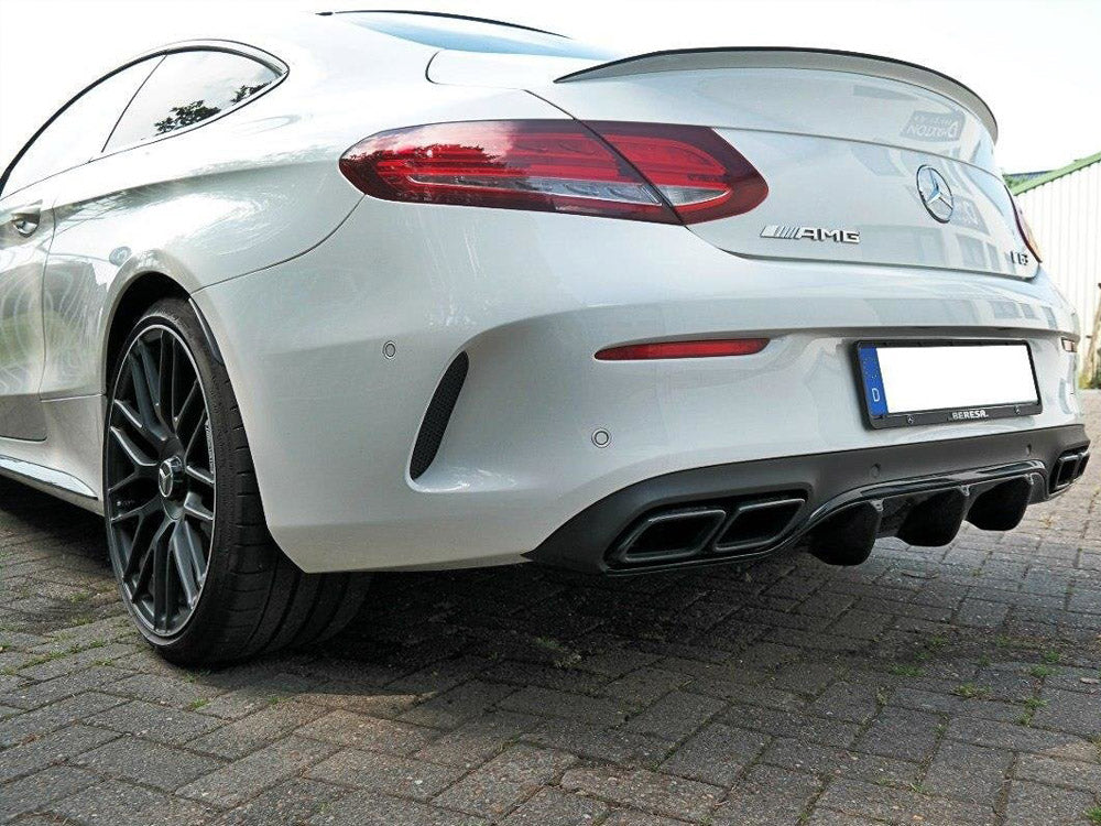 Rear Valance Mercedes C 205 63 AMG Coupe (2016-2018) - Textured