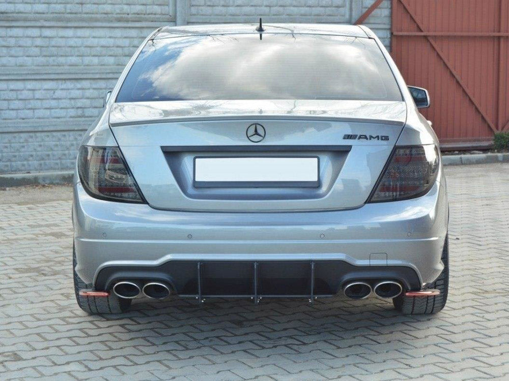 Rear Diffuser & Rear Side Splitters Mercedes-Benz C Sedan / Estate AMG-Line W204 / S204