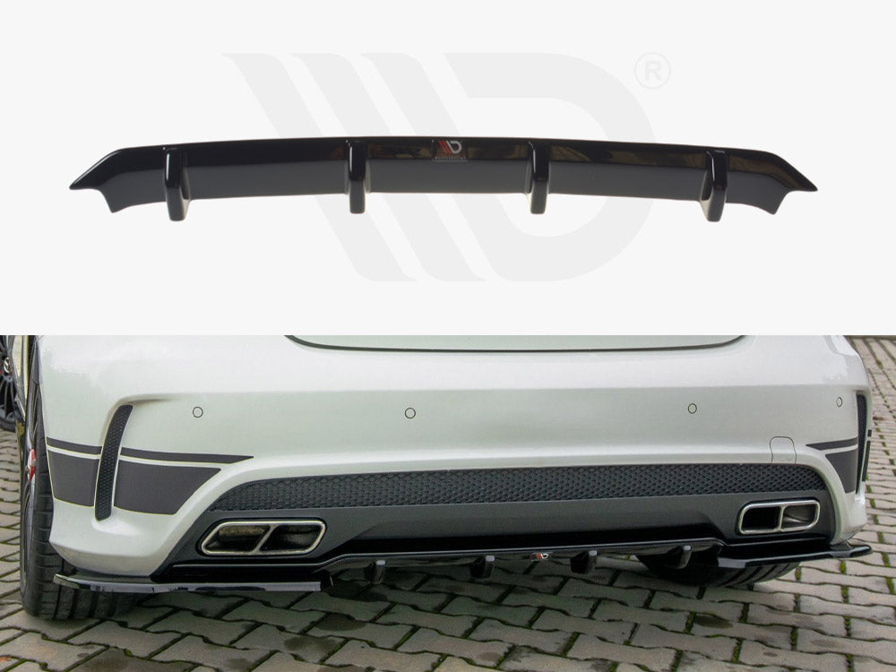 Rear Valance Mercedes A45 AMG W176 - Textured
