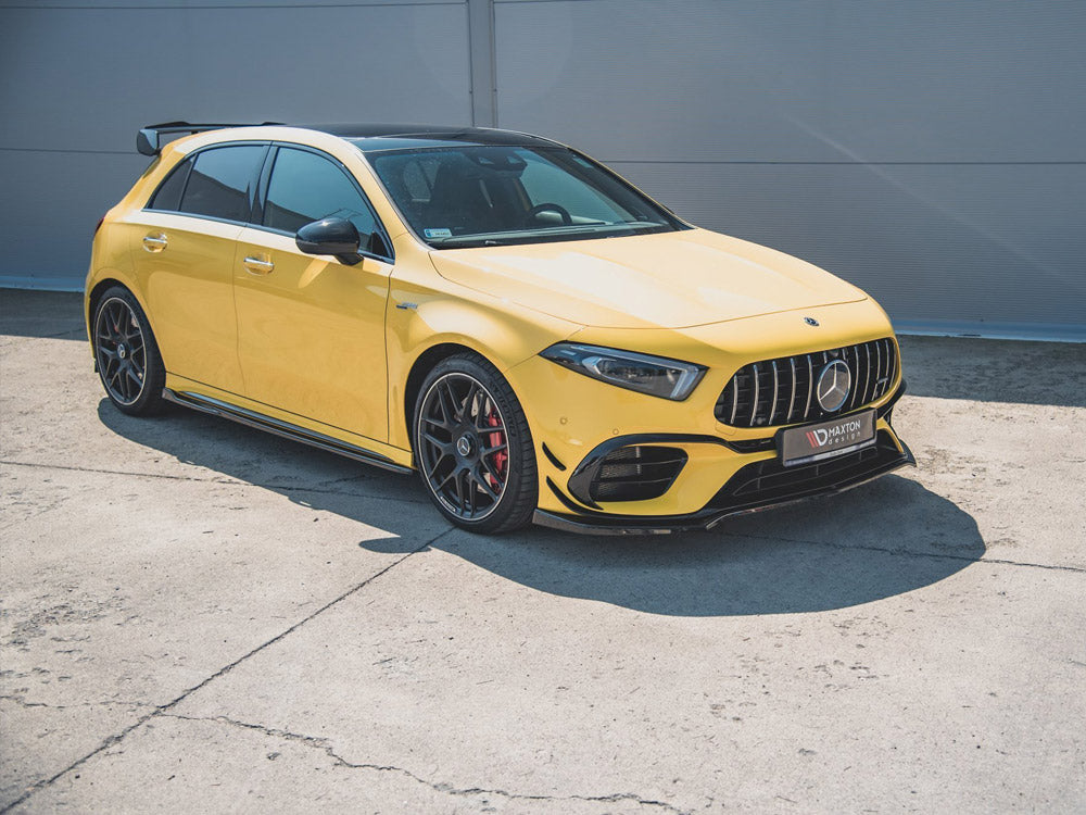Front Splitter V.1 Mercedes AMG A 45 S Aero Pack W177 - Textured