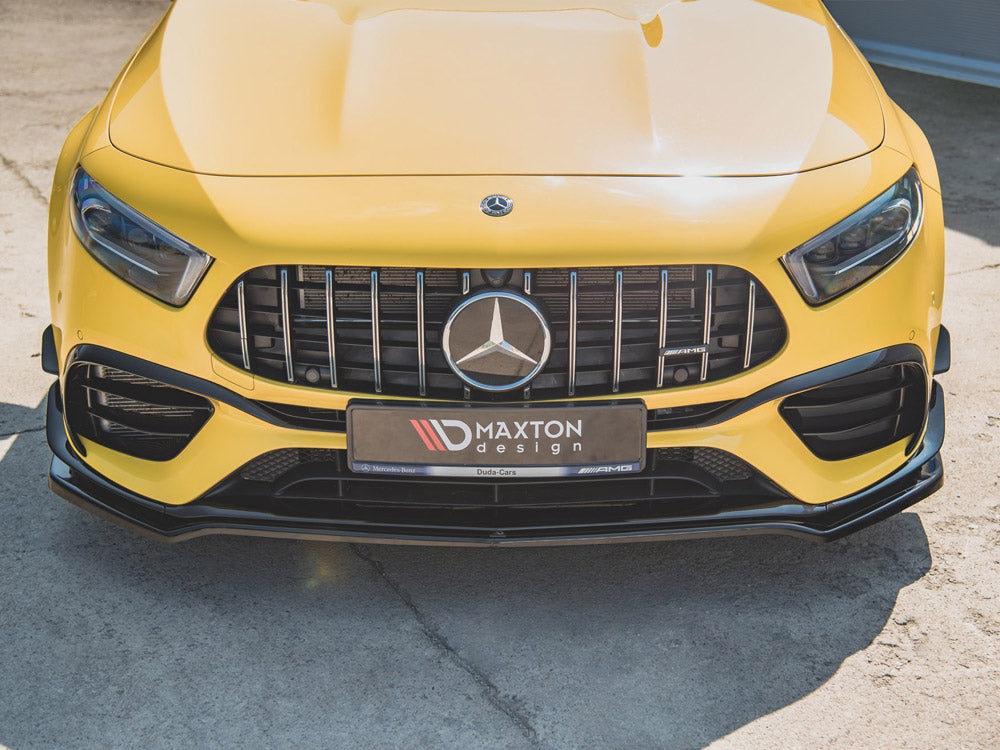 Front Splitter V.1 Mercedes AMG A 45 S Aero Pack W177 - Textured