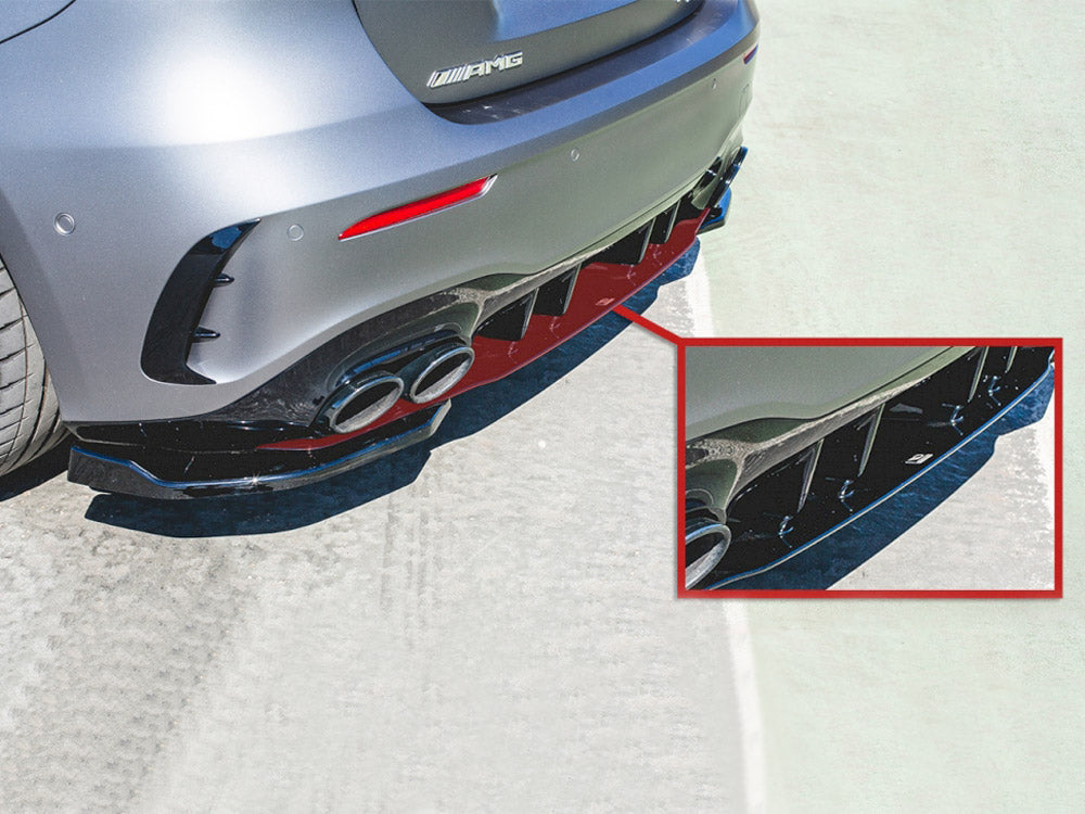 Rear Splitter + Flaps Mercedes-AMG A 45 S Aero Pack W177