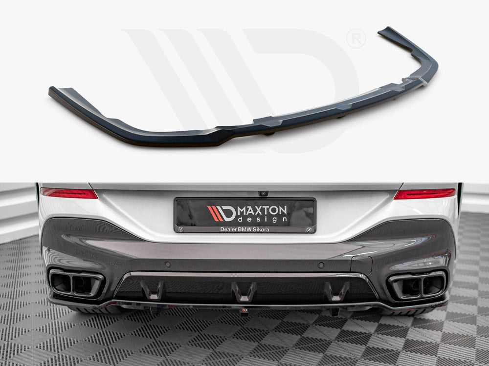 Central Rear Splitter (Vertical Bars) V.1 Bmw X6 M-Pack G06