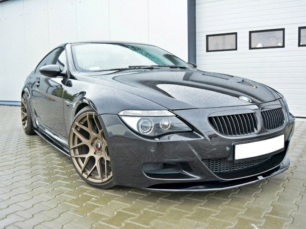 Front Splitter V.1 Bmw M6 E63 (2005-2010) - Textured