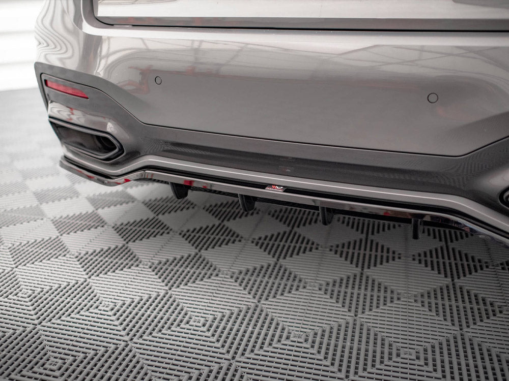 Rear Splitter (Vertical Bars) V.1 Bmw 7 M-Pack G11 / G12 Facelift