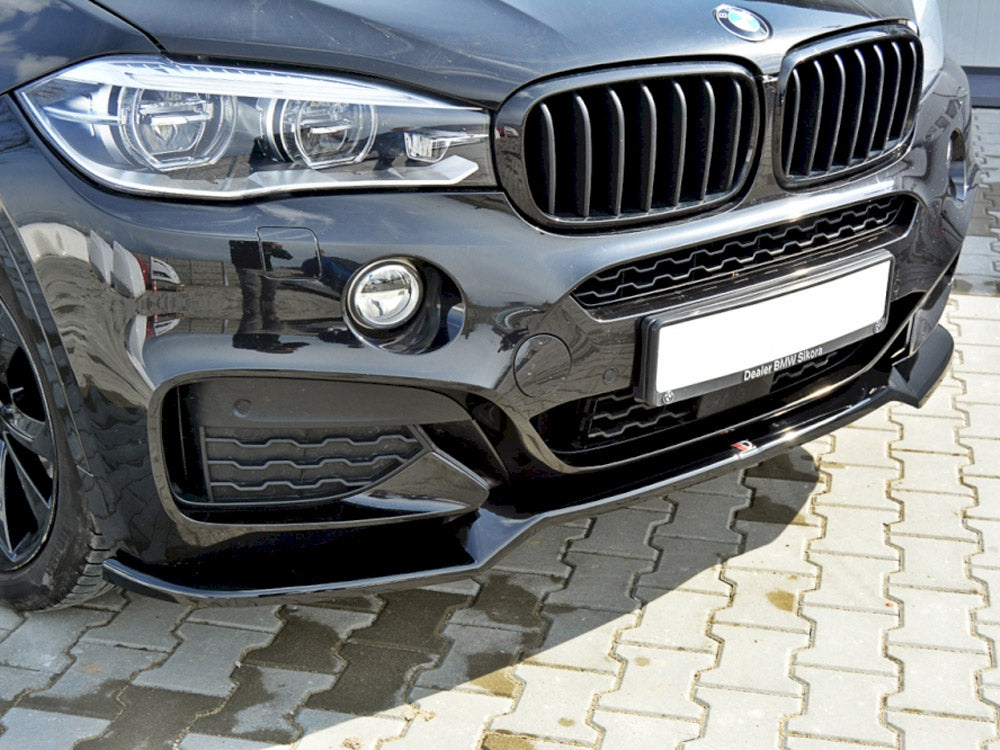 Front Splitter V.1 Bmw X6 F16 M Sport (2014-2019) - Textured