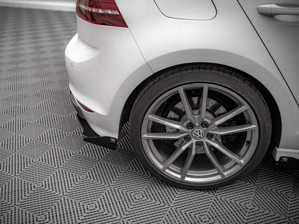 Street Pro Rear Side Splitters + Flaps Vw Golf R Mk7