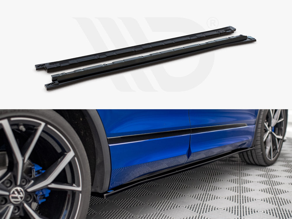 Side Skirts Diffusers Vw Tiguan R / R-Line Mk2 Facelift (2020-)