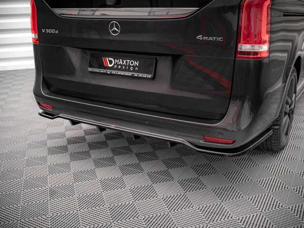 Rear Splitter (Vertical Bars) Mercedes V-Class AMG-Line W447 Facelift