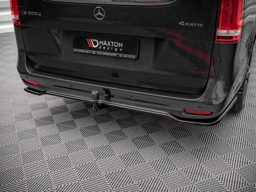 Rear Splitter (Vertical Bars) Mercedes V-Class AMG-Line W447 Facelift