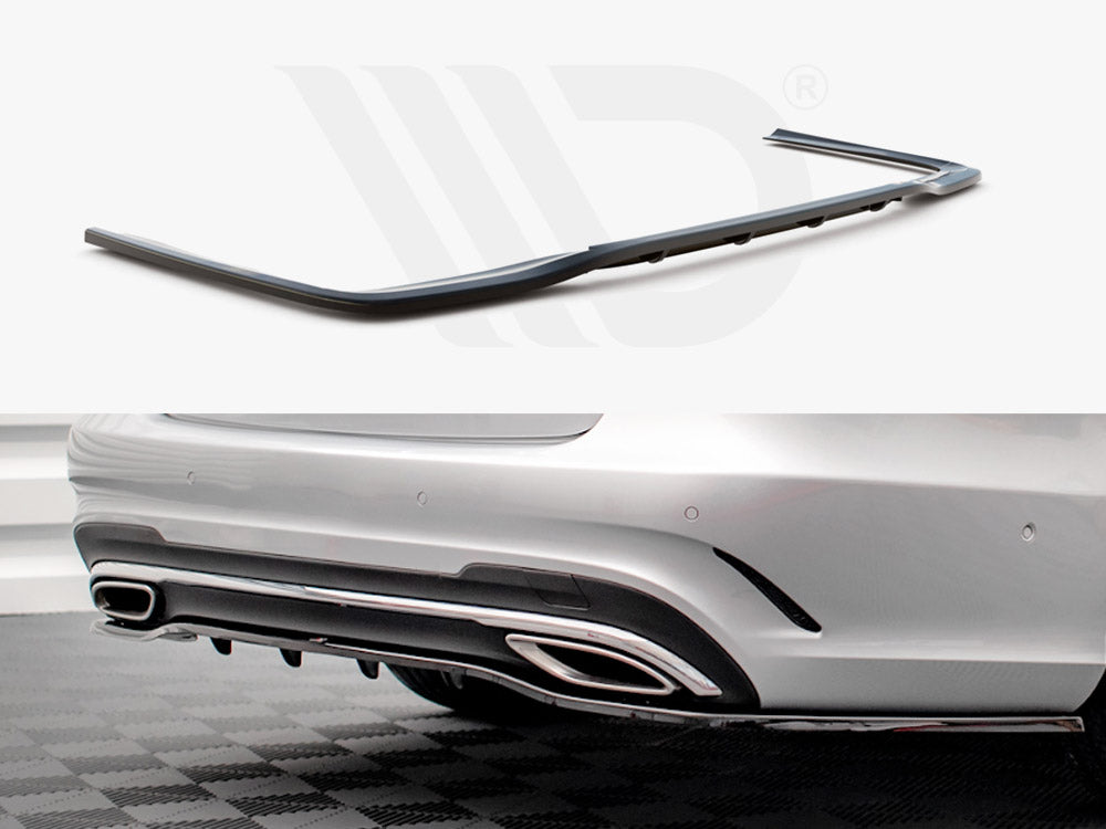 Rear Splitter (Vertical Bars) Mercedes E Amg-Line Sedan W212 Facelift