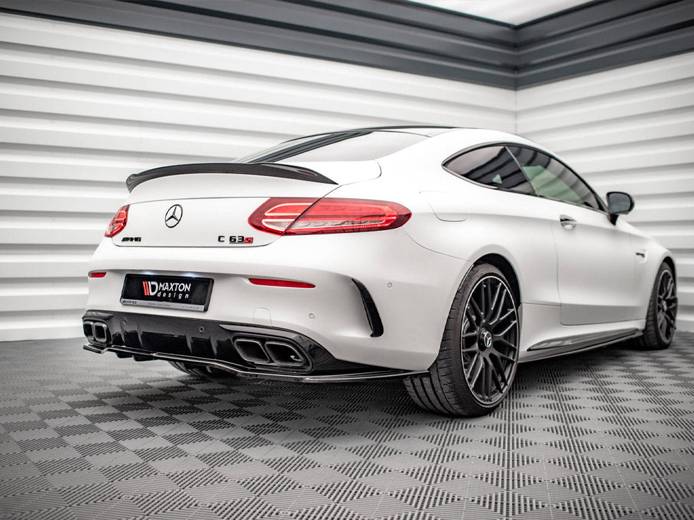 Rear Splitter (Vertical Bars) Mercedes-AMG C 63AMG Coupe AMG Aero Pack C205 Facelift