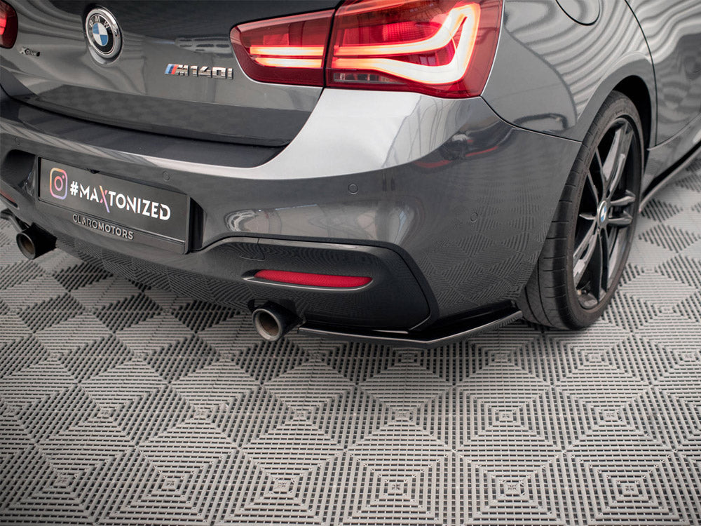 Rear Side Splitters V.1 Bmw 1 F20 / F21 Facelift - Textured